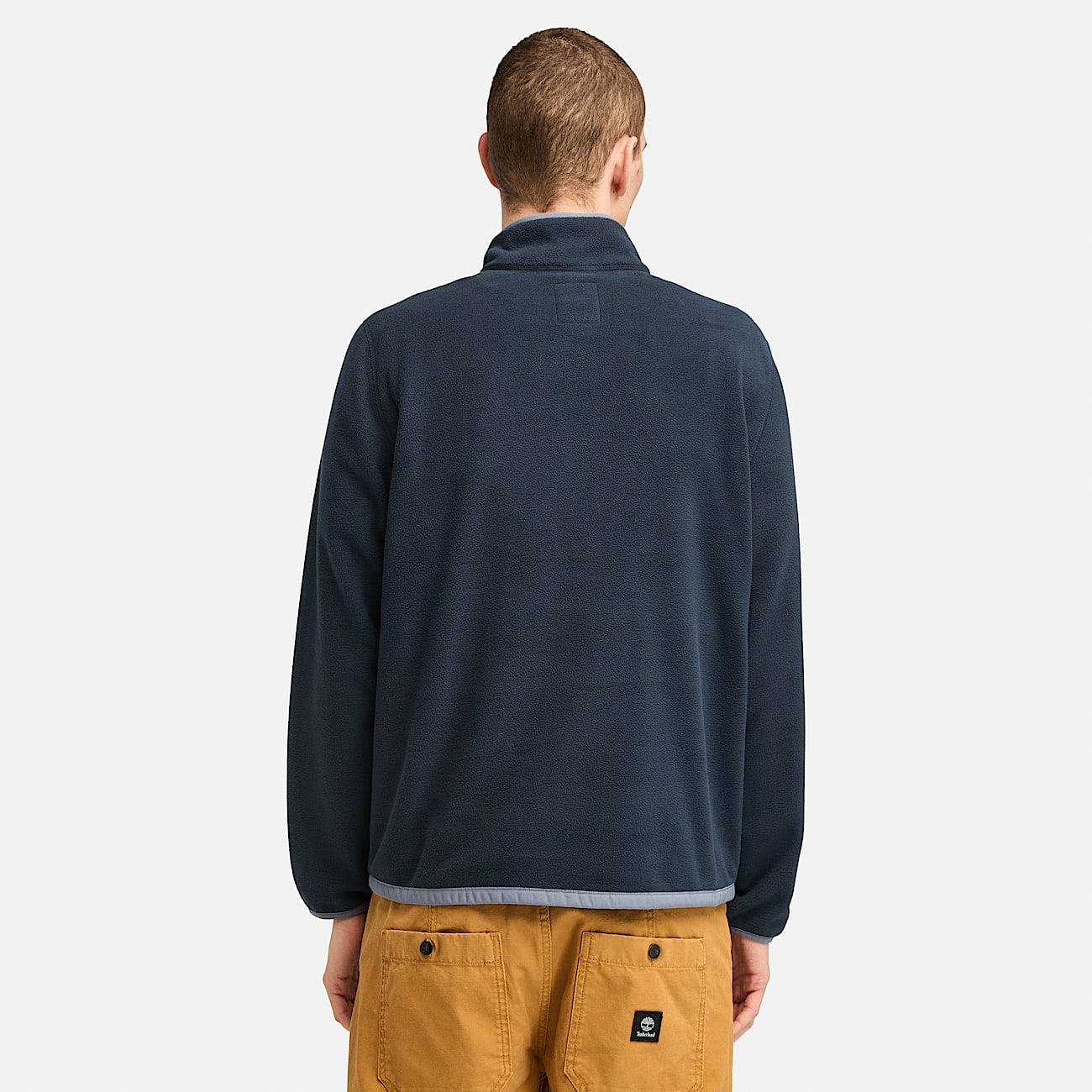 1/4 Zip Polar Fleece for Men in Dark Blue