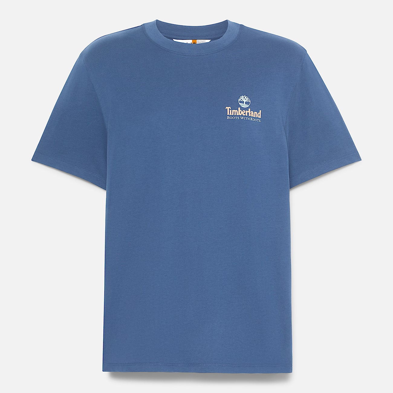 T-shirt unisexe à motif arbre dans le dos en bleu foncé