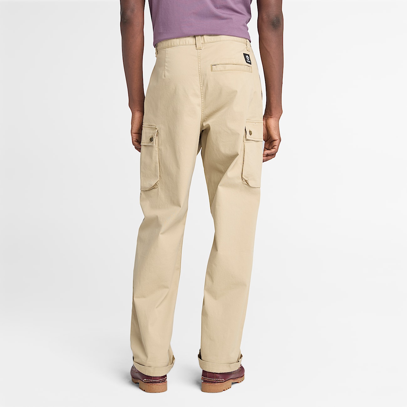 Pantaloni Cargo in Twill Brookline da Uomo in beige - 4