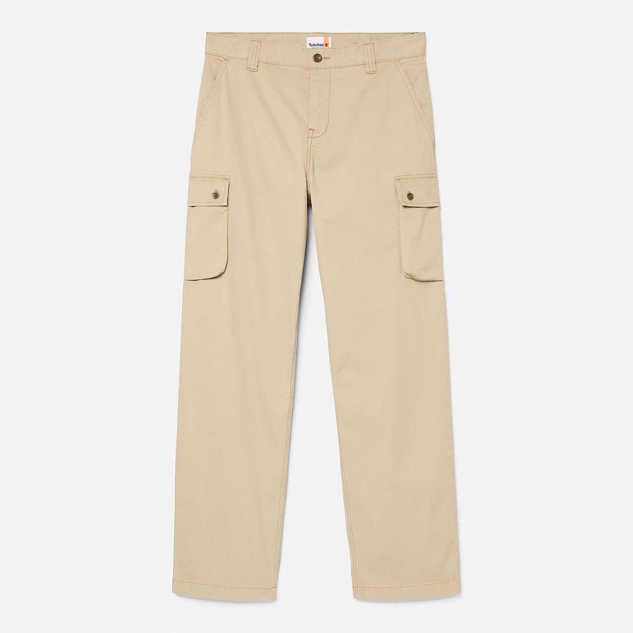 Brookline Twill Cargo Trousers for Men in Beige