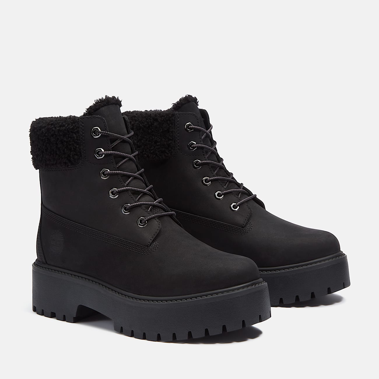 Stone Street Mid Warm Lined Waterproof Boot for Women in Black