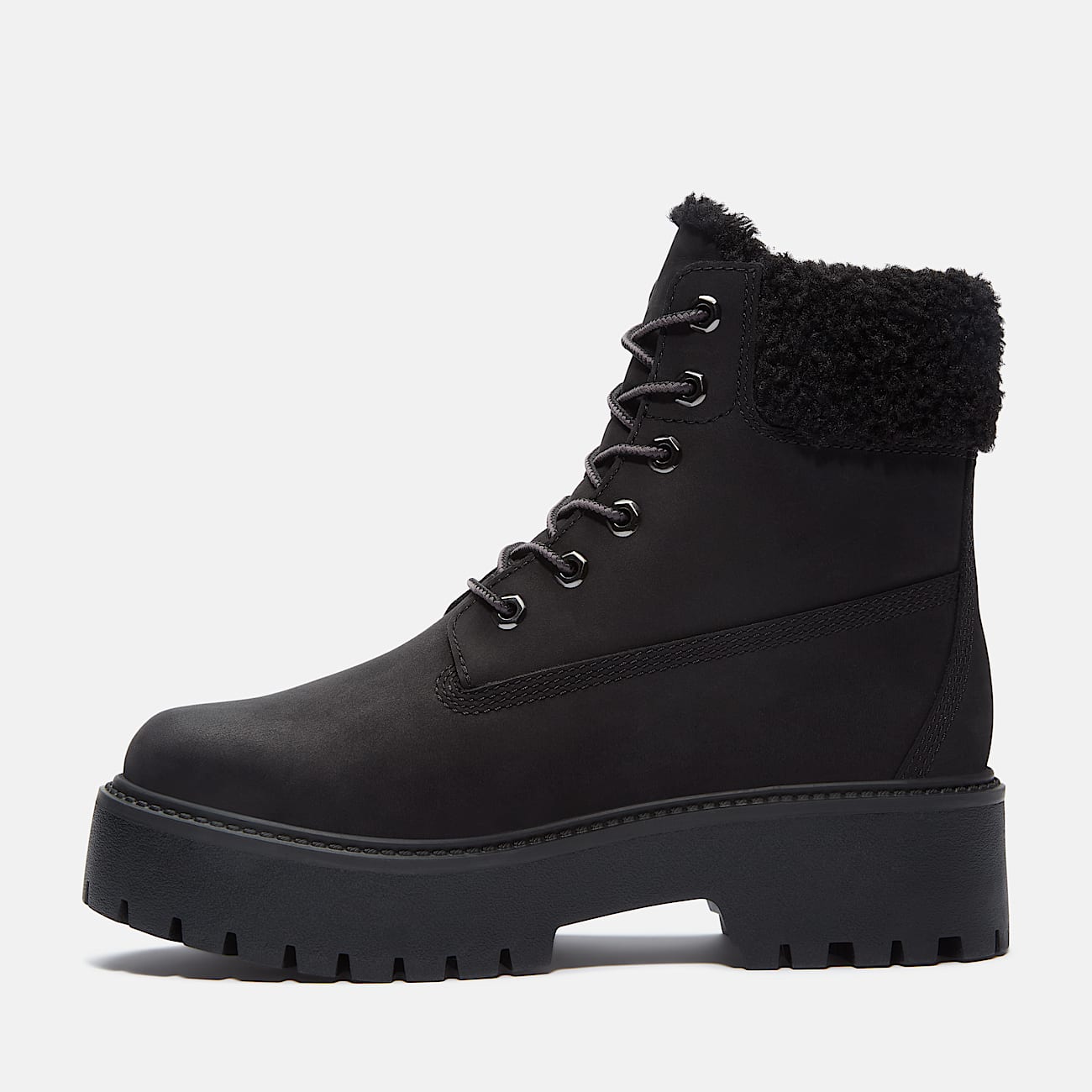 Stone Street Mid Warm Lined Waterproof Boot for Women in Black