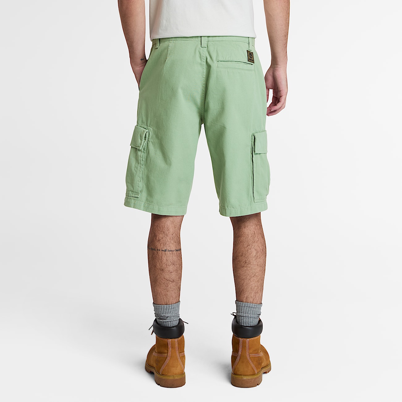Shorts Cargo in Twill Brookline da Uomo in verde