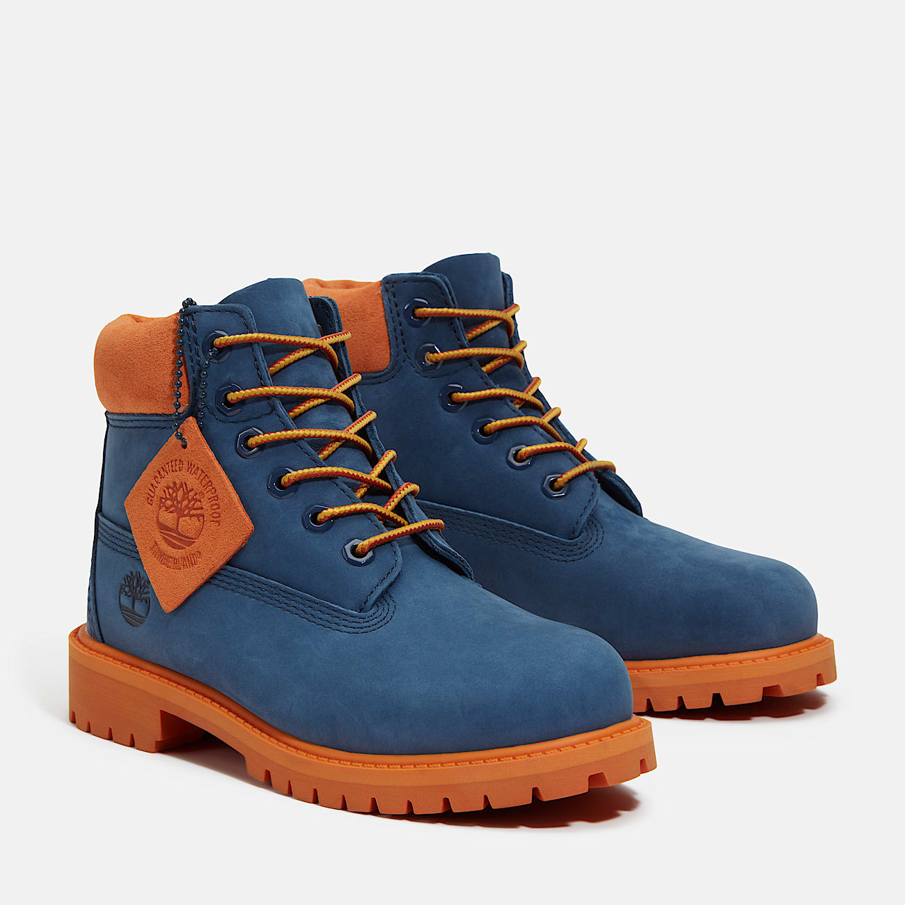 Wasserdichter Timberland® Premium 6-Inch Boot für Kinder in Blau