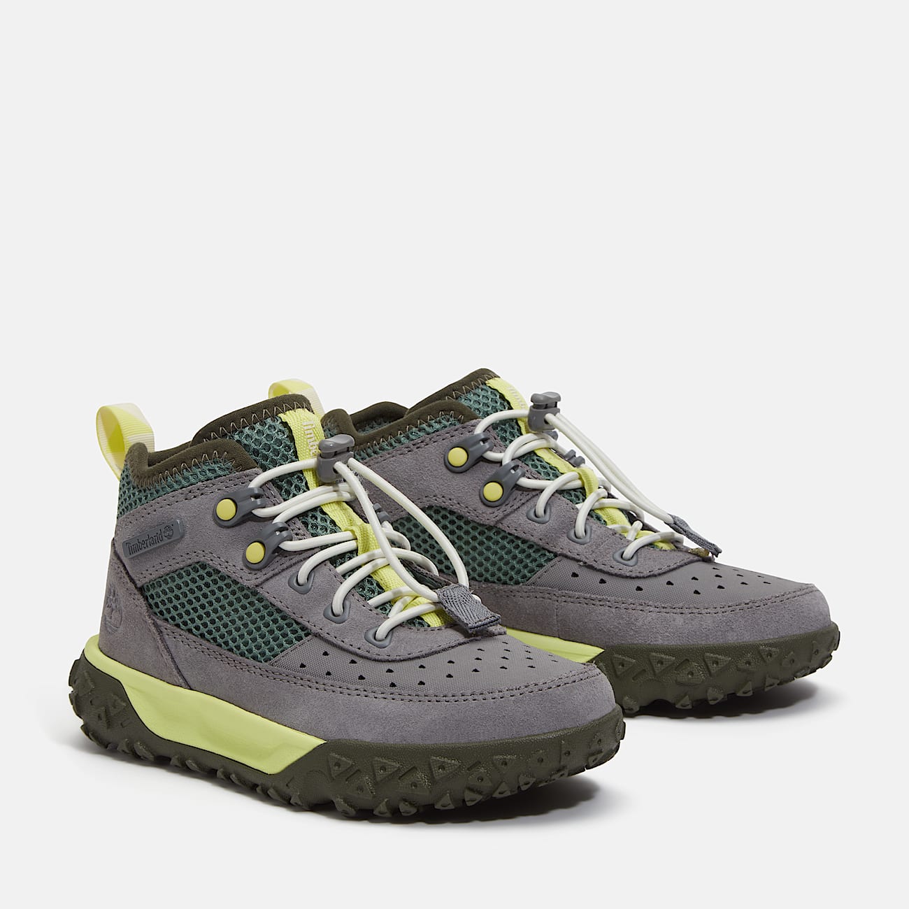Ténis com Atacadores Mid Greenstride™ Motion 6 para Criança em cinzento - 4