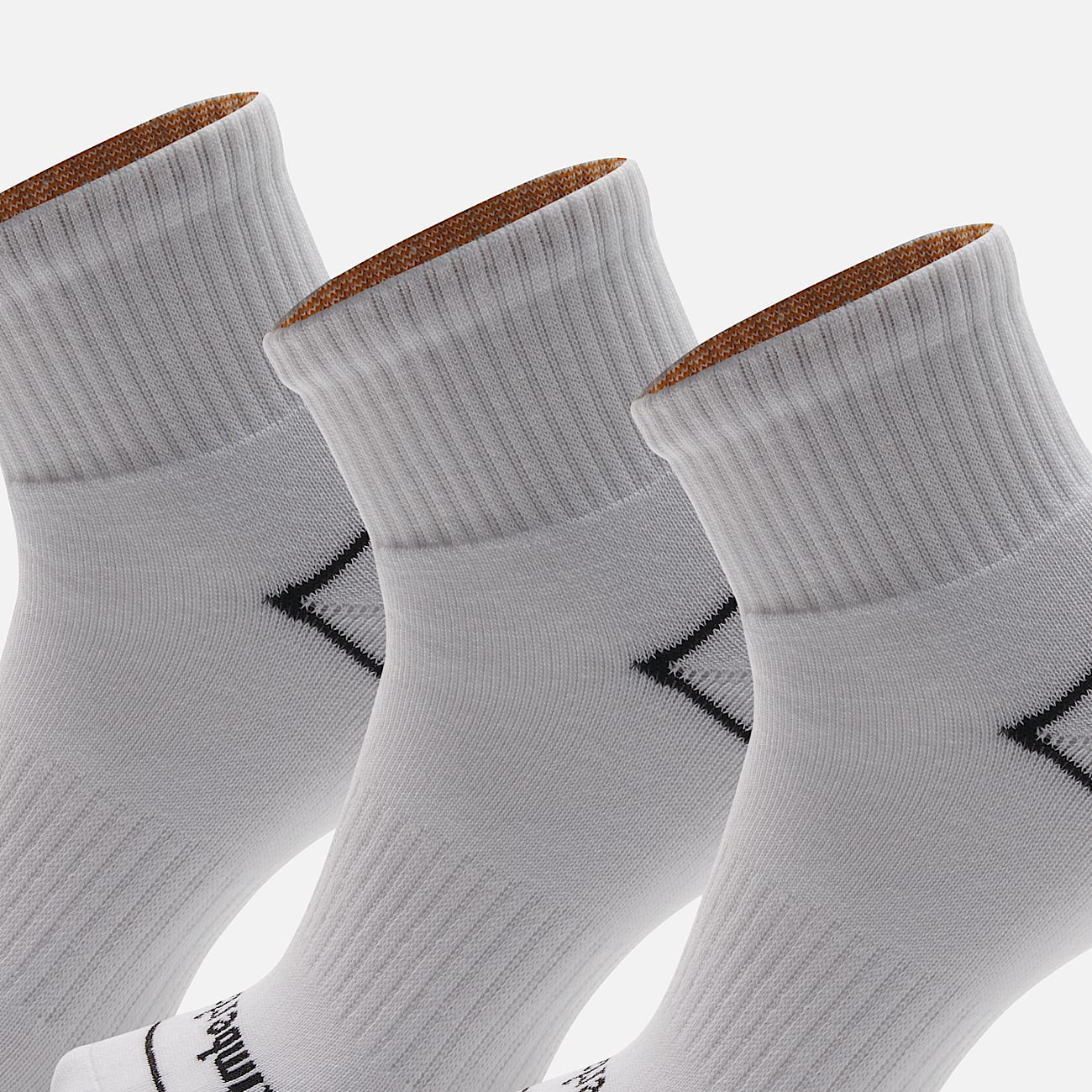 3 Pack Bowden Full Cushion Quarter Socks in White