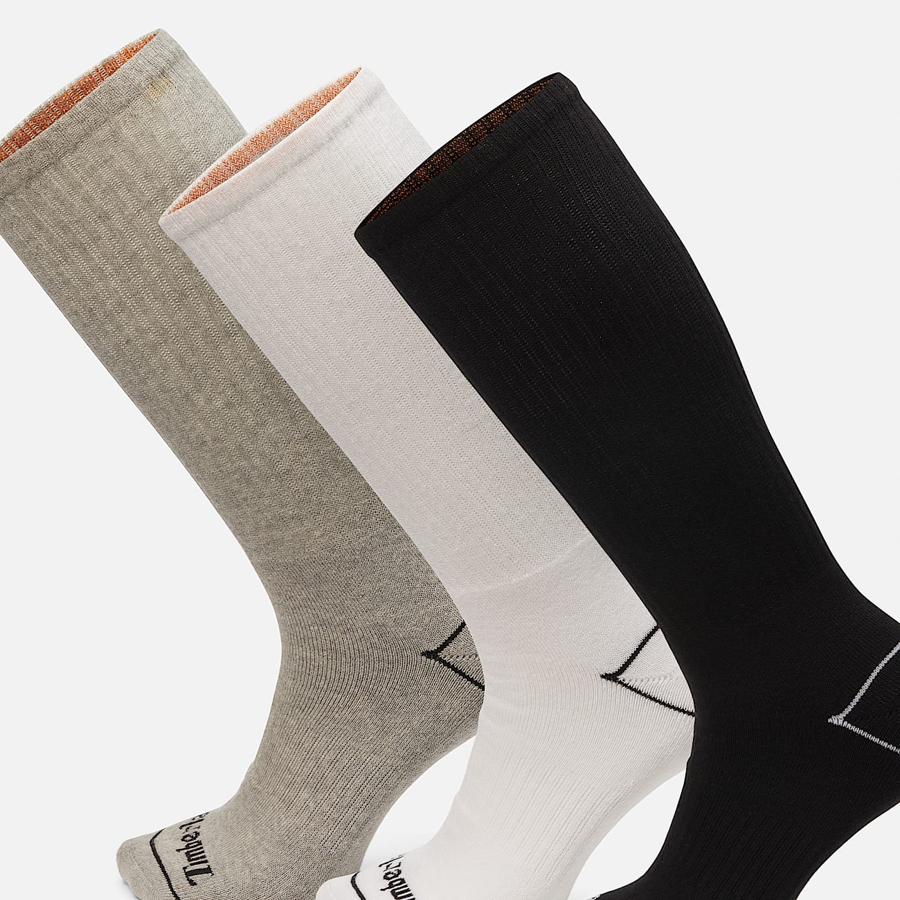 3er-Pack gepolsterte Bowden Crew Socken Mehrfarbig - 3