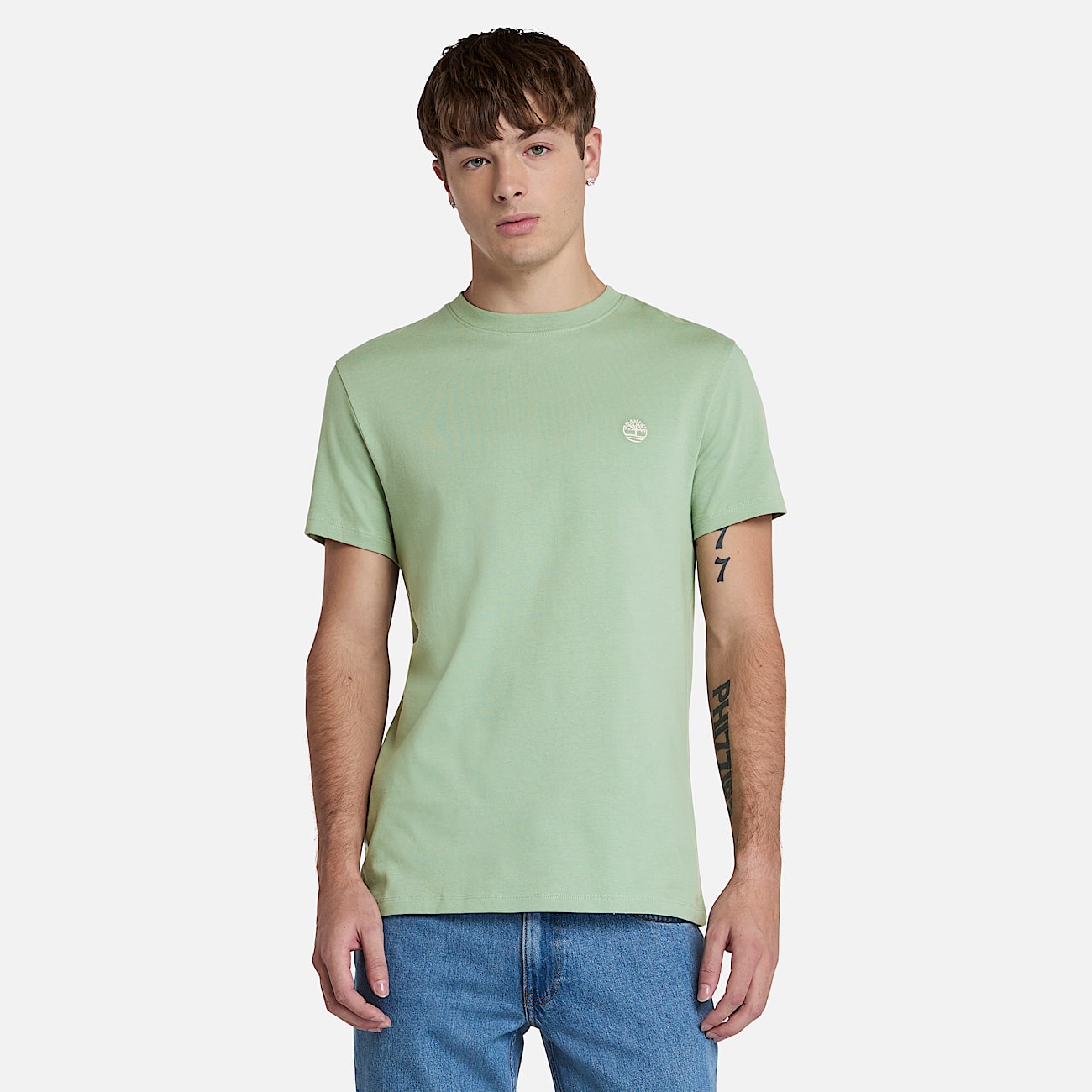 T-shirt Dunstan River da Uomo in verde - 1