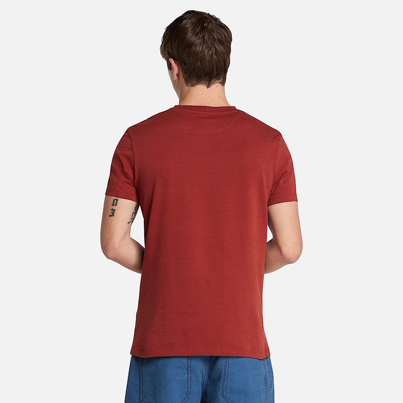 T-shirt Dunstan River para Homem em Vermelho - 4