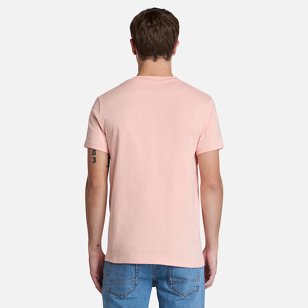 Dunstan River T-shirt voor heren in lichtroze - 4