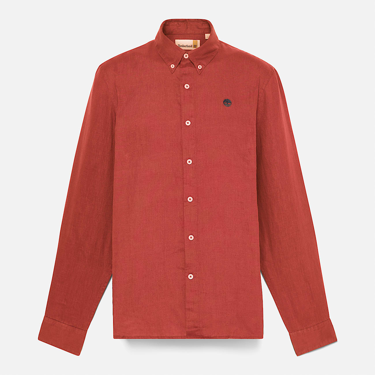Camisa em Linho Mill Brook para Homem em Vermelho - 5