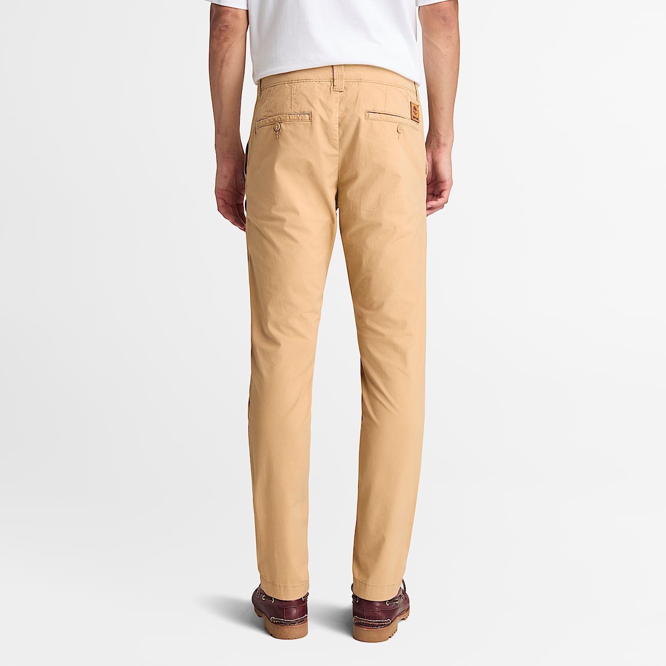 Calças Chino em Popelina Claremont para Homem em amarelo - 5