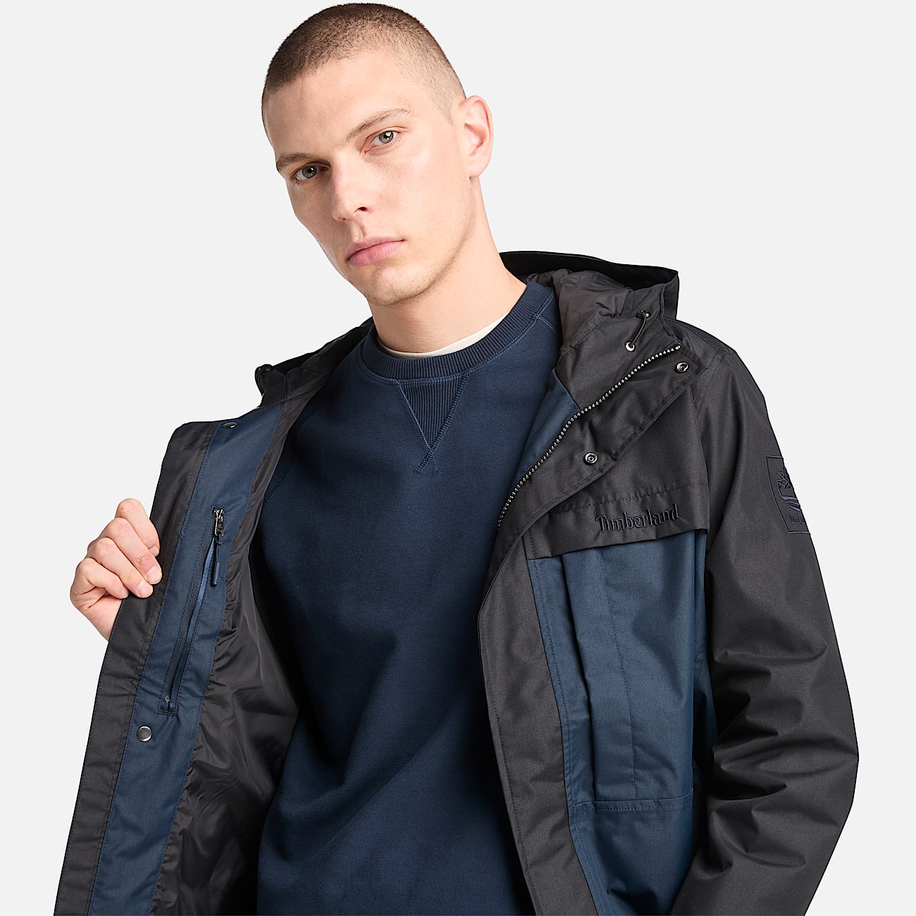 Wasserdichte Benton Shell-Jacke für Herren in Dunkelblau - 3