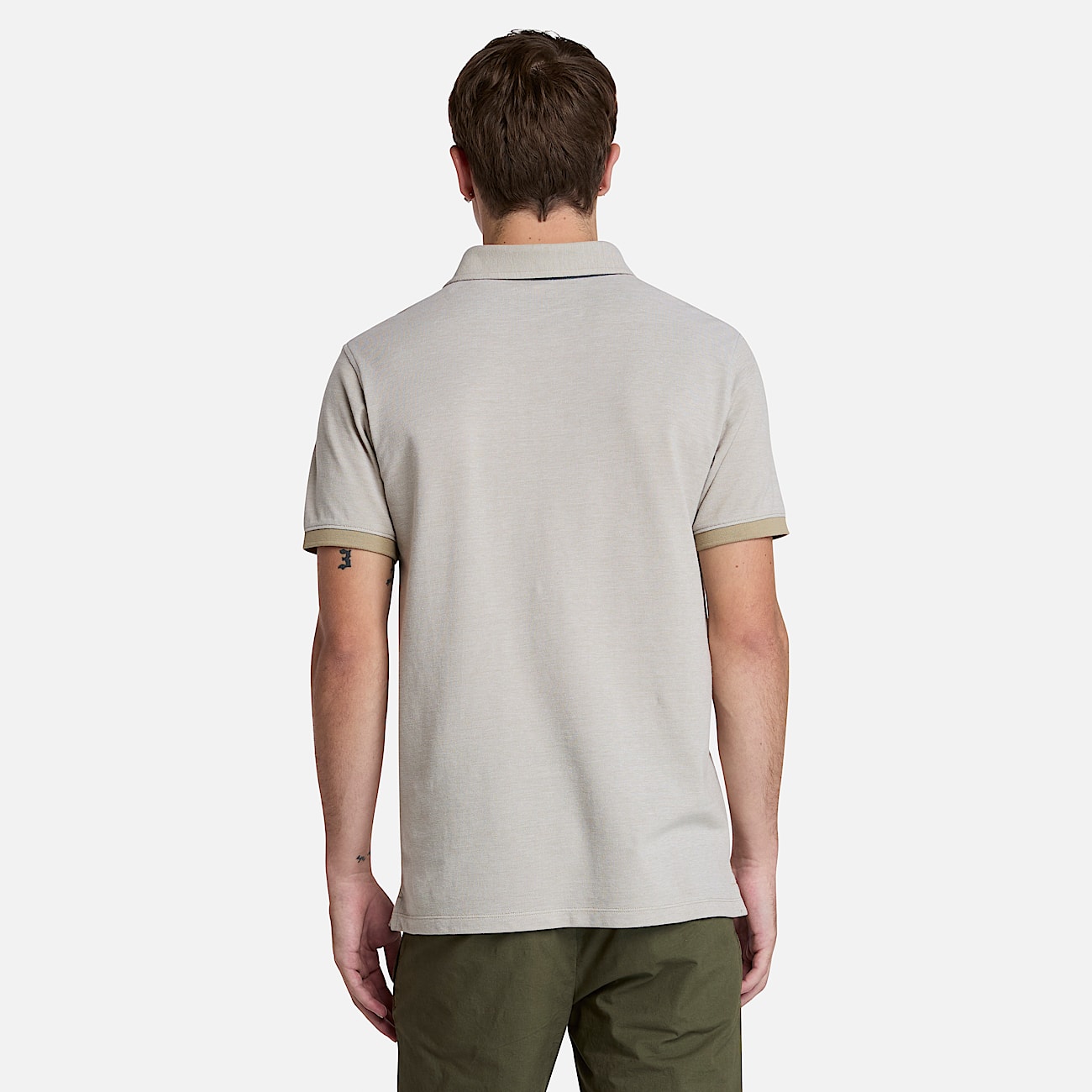Polo Oxford a Maniche Corte Baboosic Brook da Uomo in beige - 4
