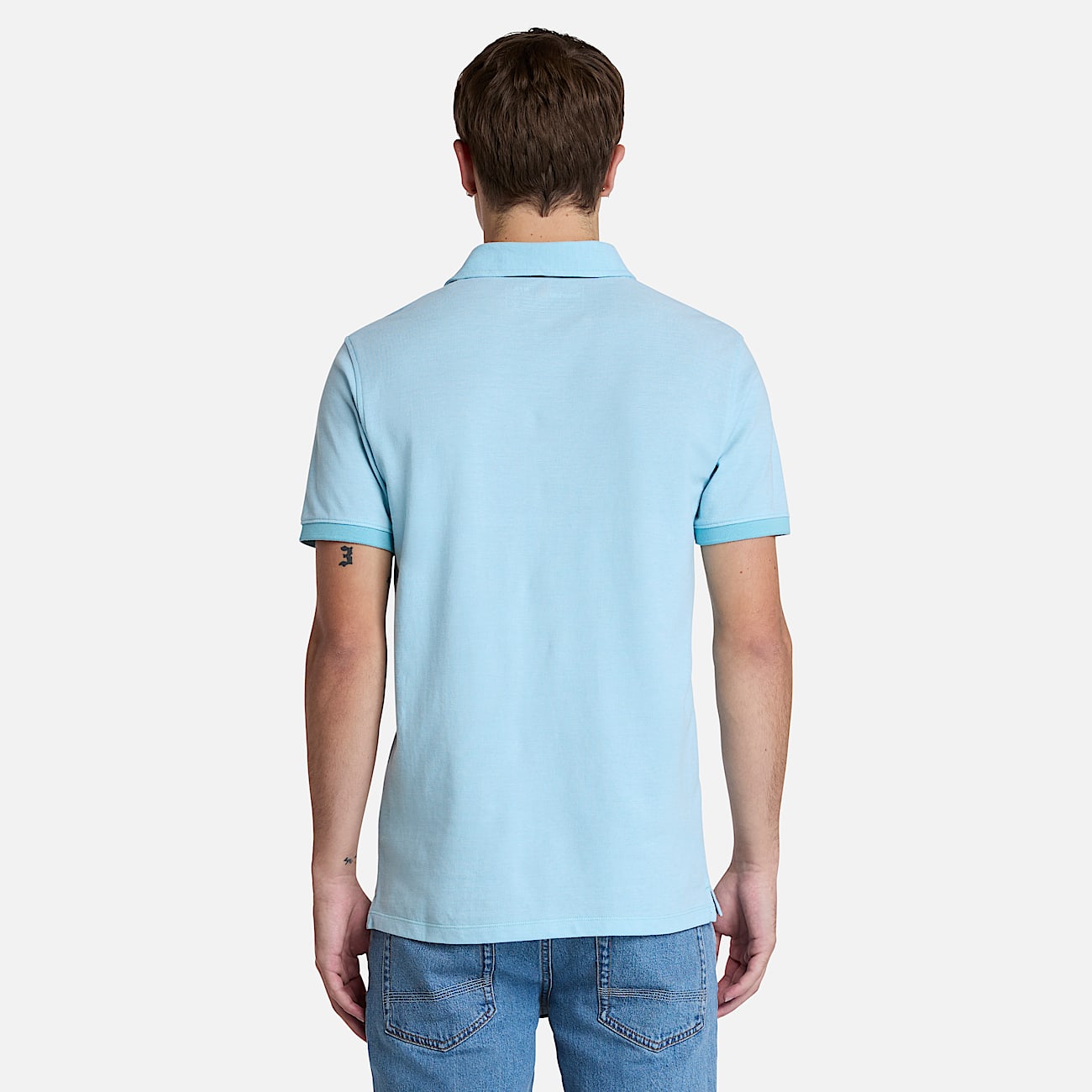 Polo Oxford a Maniche Corte Baboosic Brook da Uomo in blu - 4
