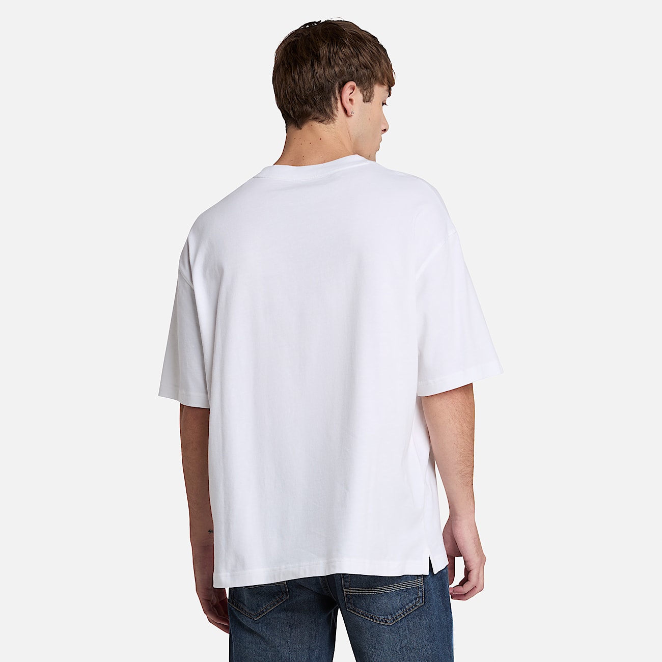 Dunstan River Short-Sleeve T-Shirt for Men in White - 5