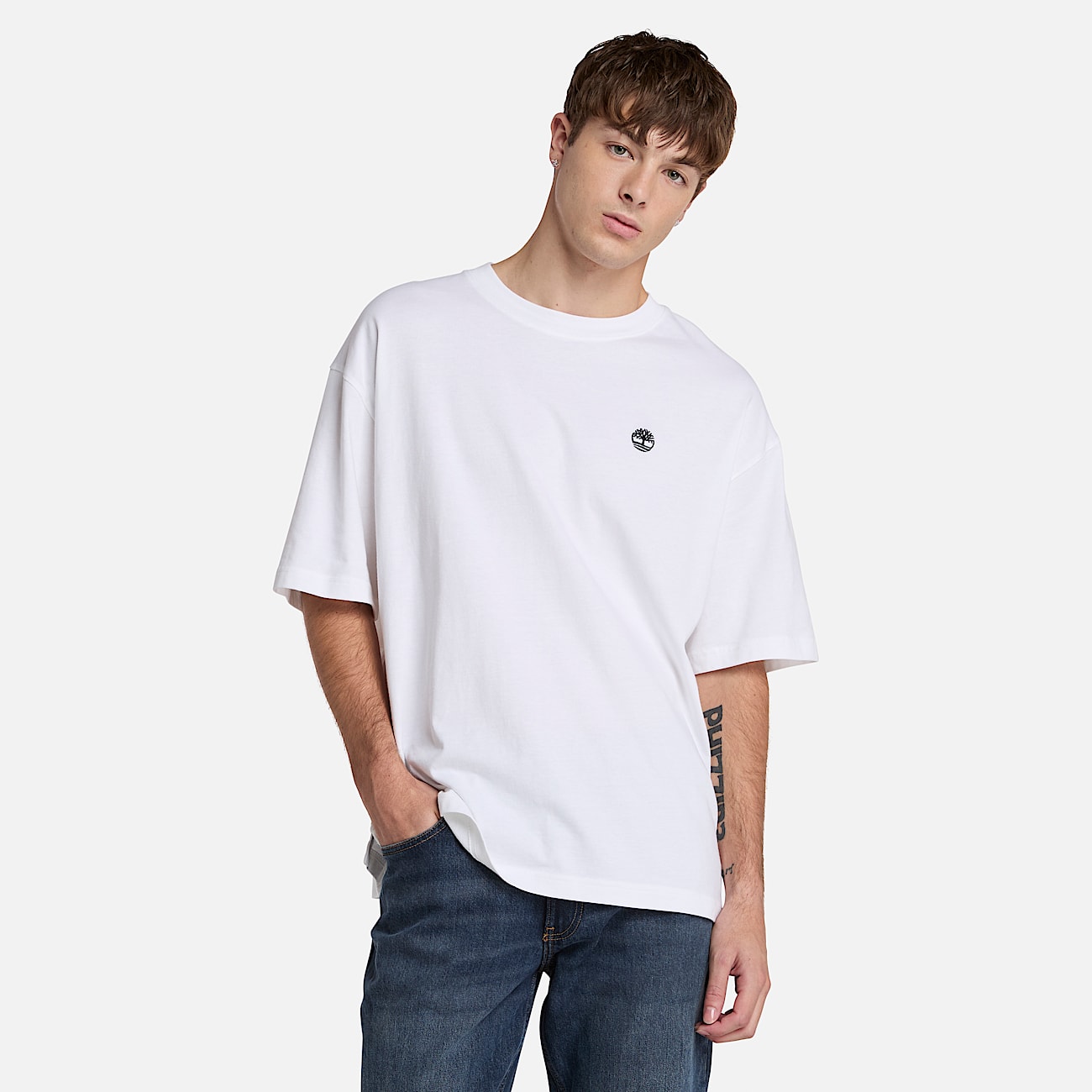 Dunstan River Short-Sleeve T-Shirt for Men in White - 1