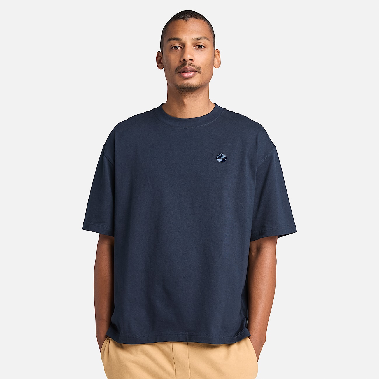 Dunstan River Kurzarm-T-Shirt für Herren in Dunkelblau - 1