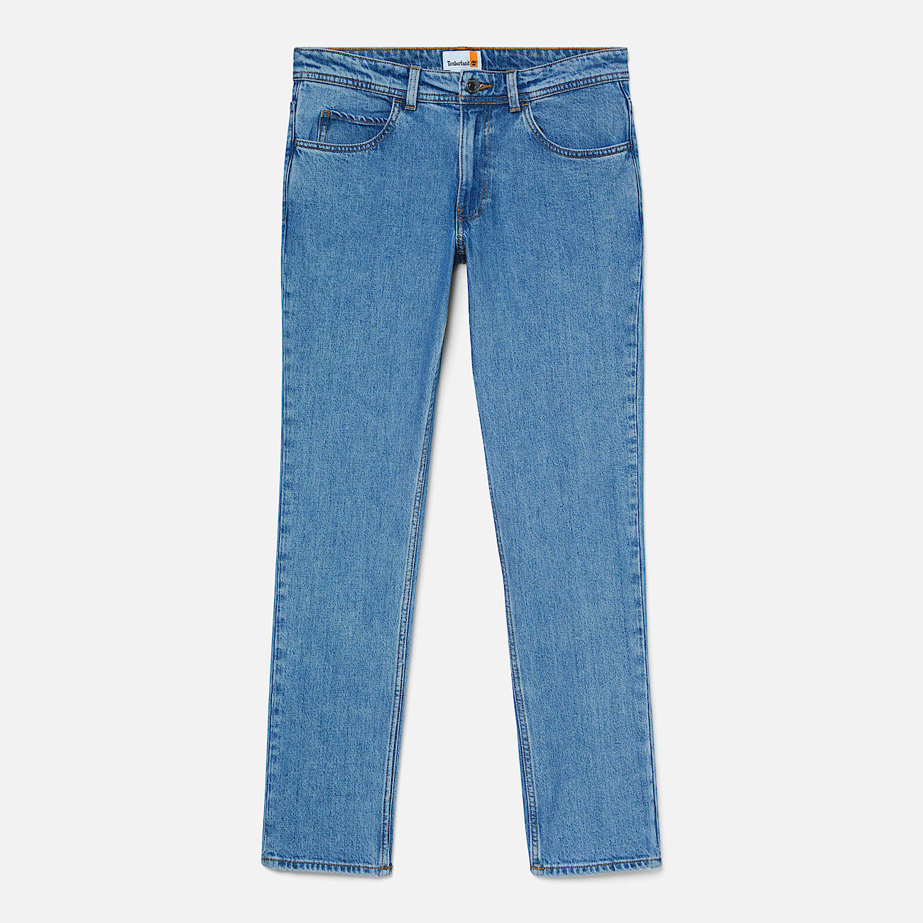 Calças de Ganga Justas Sandown para Homem em azul-claro - 1