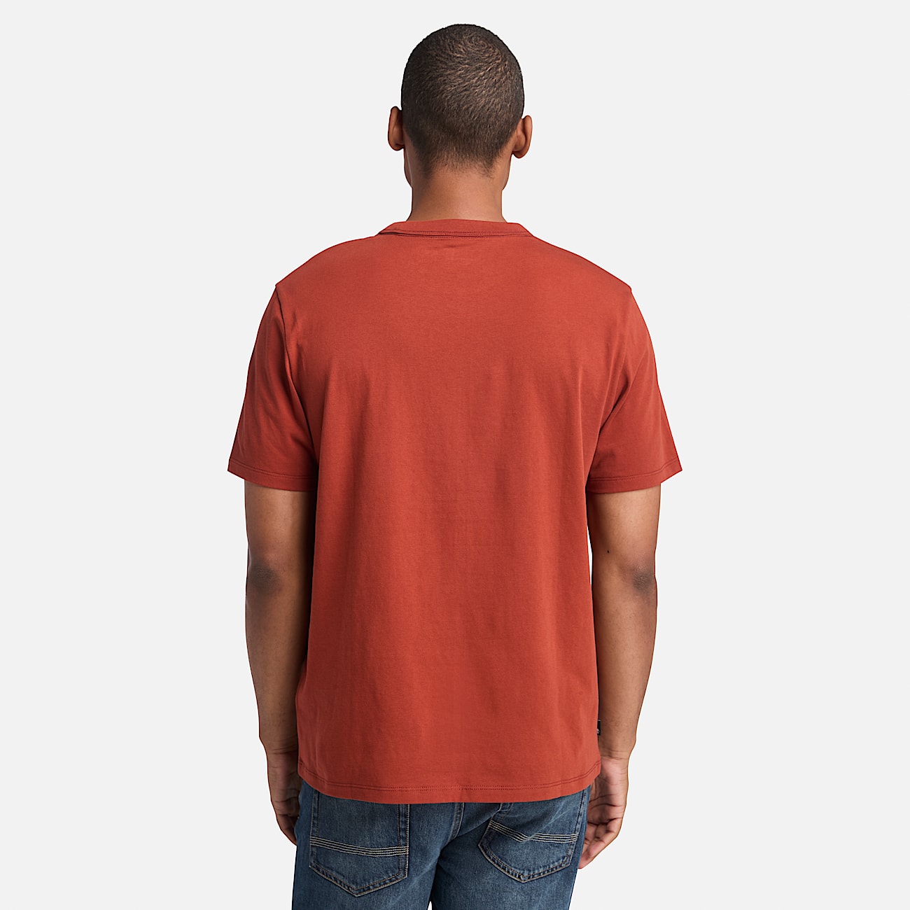 Grafisches TIMBS T-Shirt für Herren in Rot - 4