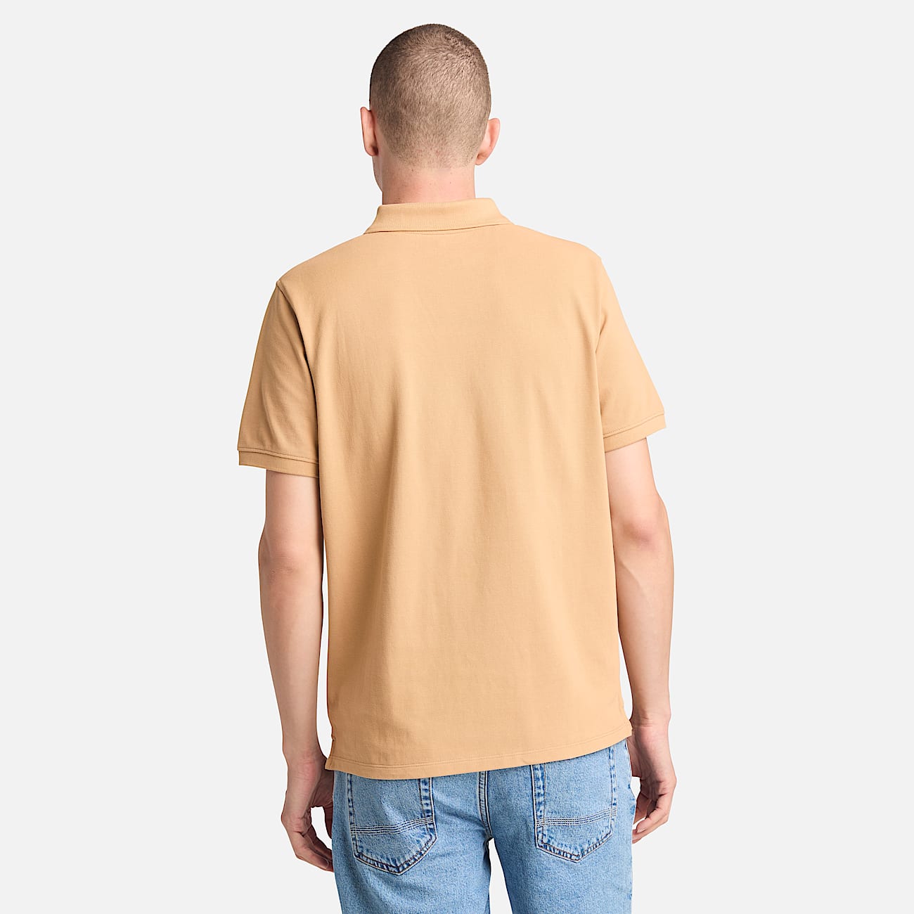 Millers River Pique Polo Shirt for Men in Yellow - 4