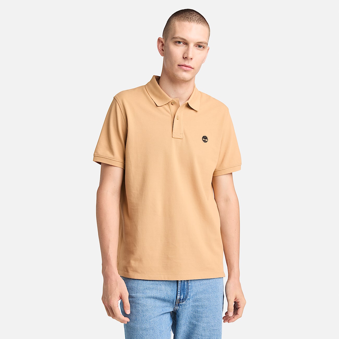 Millers River Pique Polo Shirt for Men in Yellow - 1