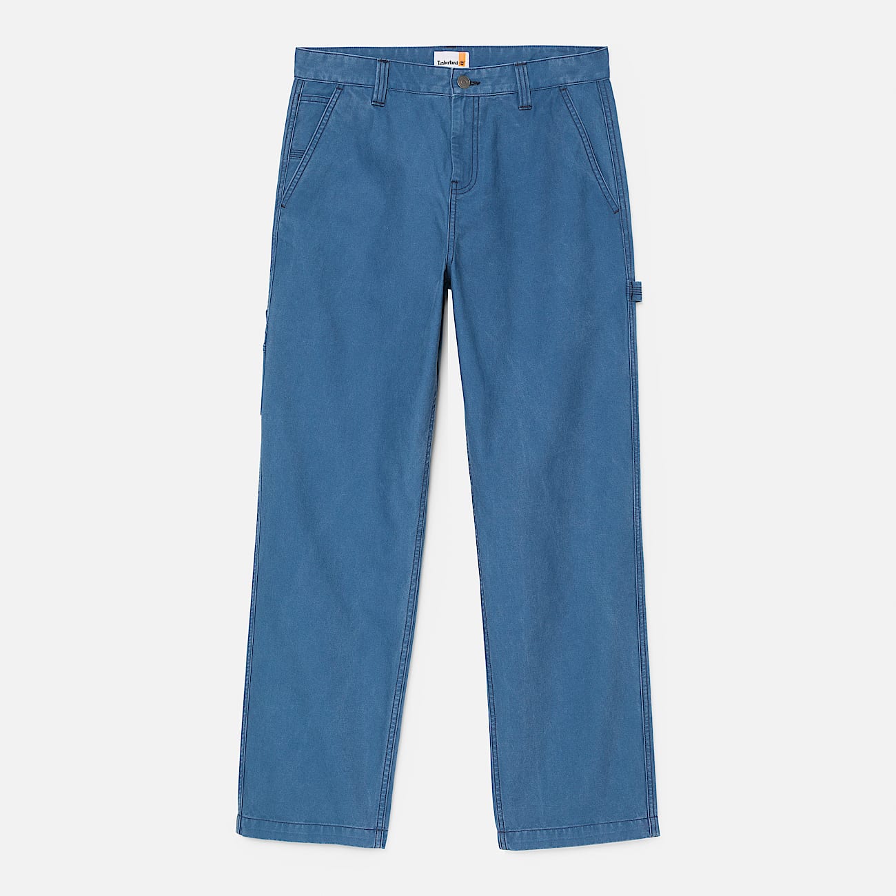 Pantalones de estilo carpintero de lona lavada Rindge para hombre en azul oscuro - 6