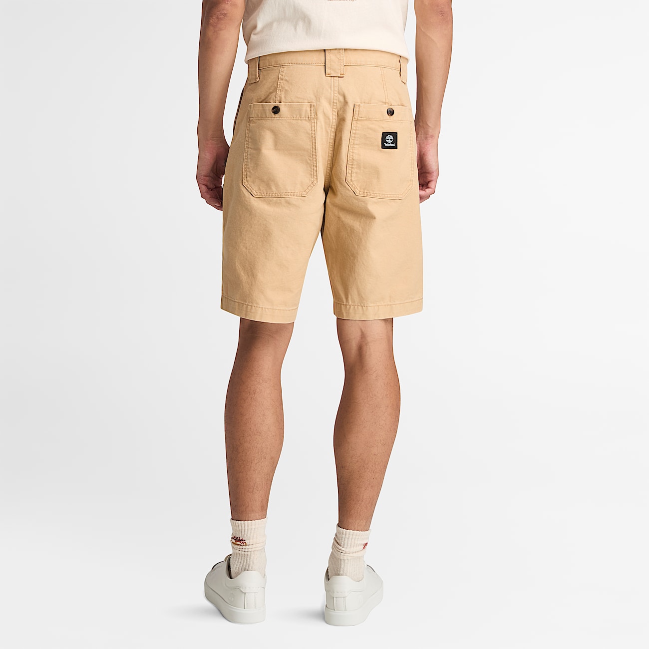 Goffstown Fatigue Washed Canvas Shorts for Men in Yellow - 5