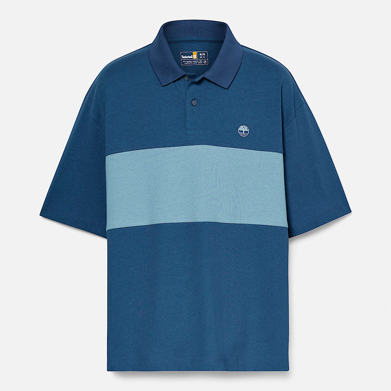 Polo de rugby color-block pour homme en bleu foncé - 5