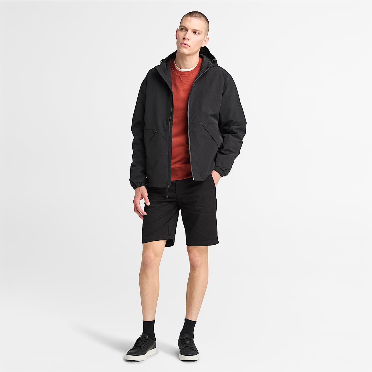 Veste imperméable Winnick pour homme en noir