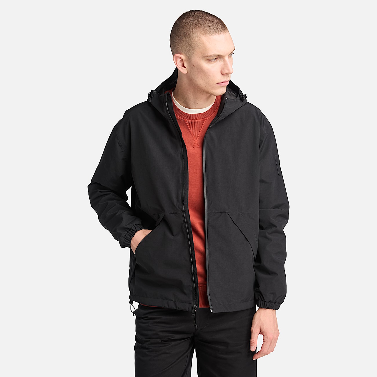 Veste imperméable Winnick pour homme en noir