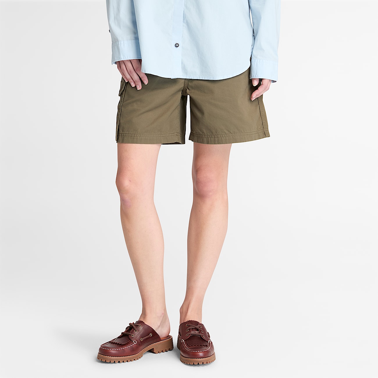 Brookline Utility Cargo Short for Women in Green