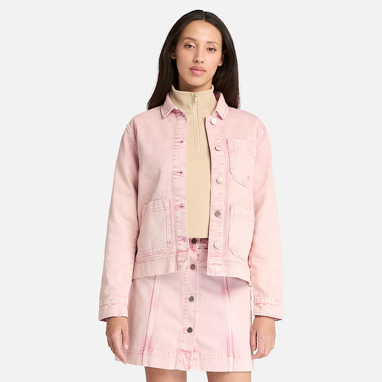 Kempshire Chore Jacke für Damen in Hellpink - 1