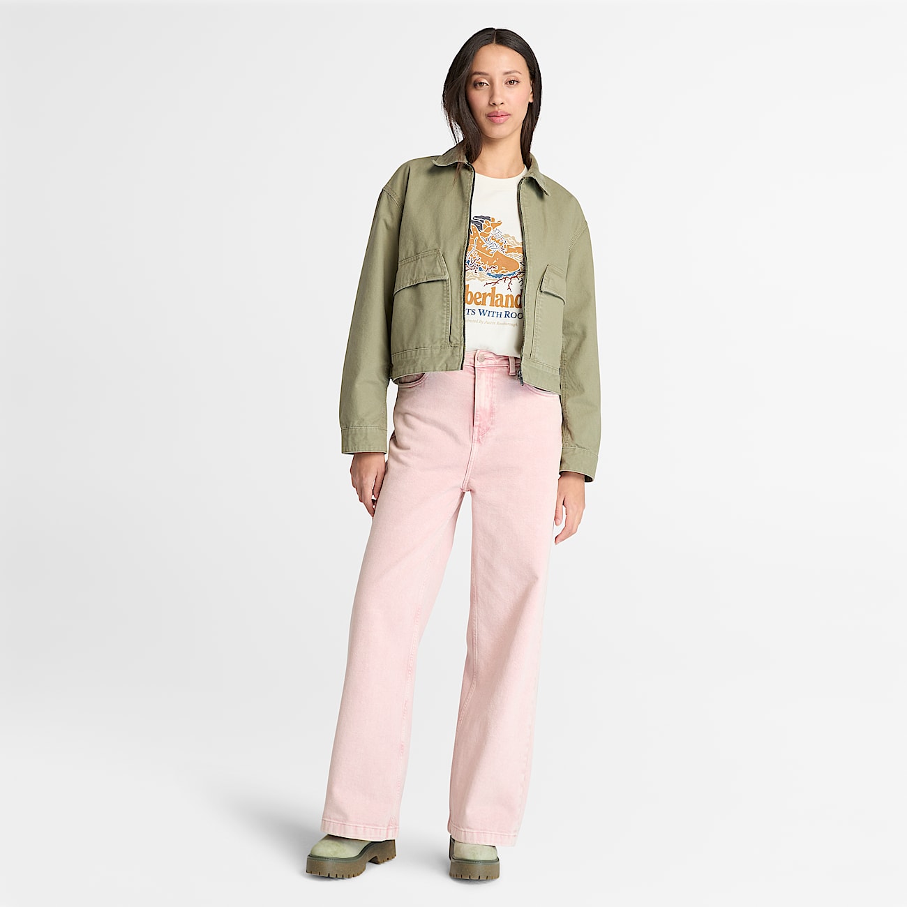 Carpenter Trouser for Women in Light Pink