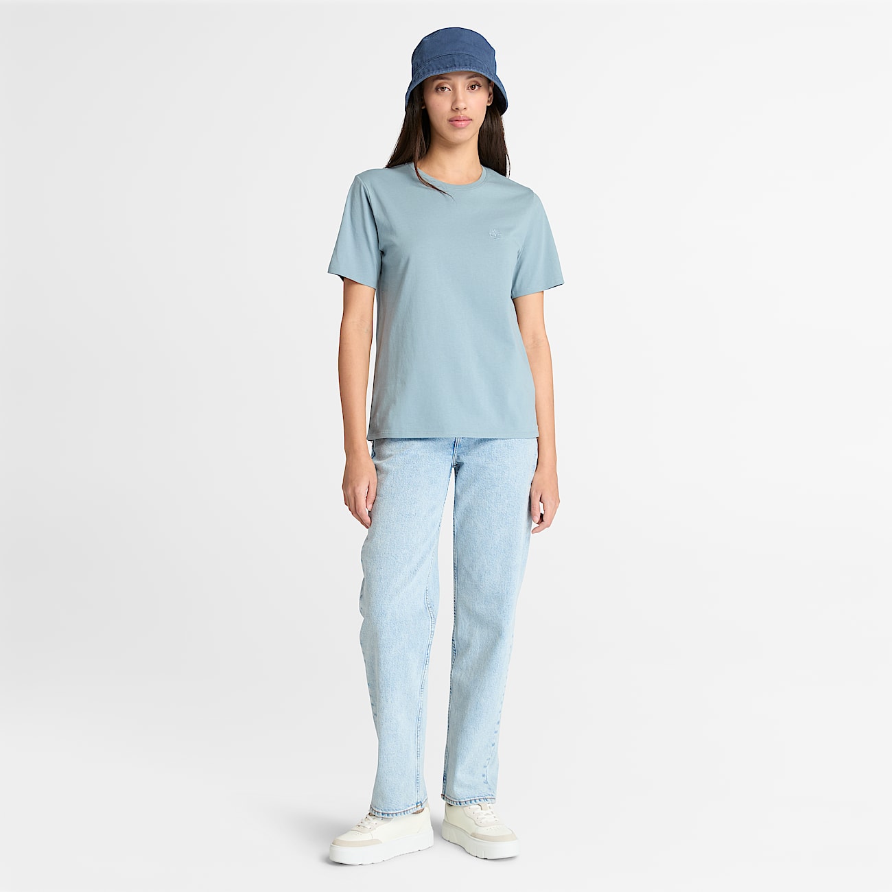 T-shirt Dunstan da Donna in blu chiaro - 2