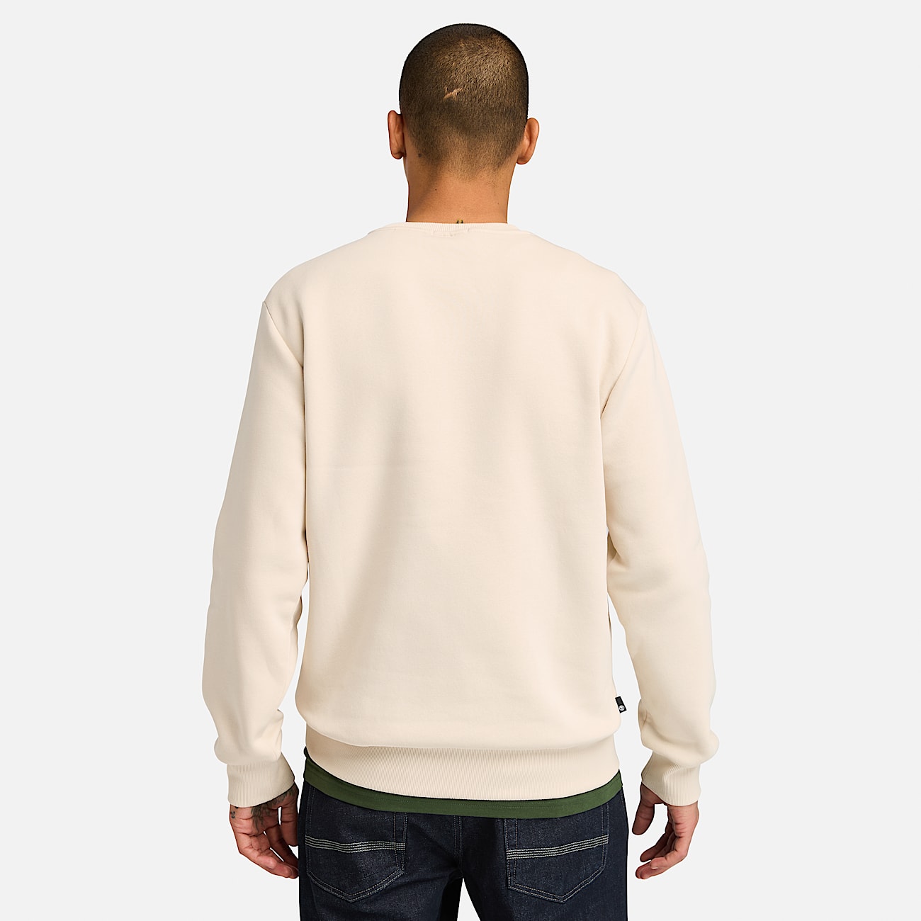 Hampton Crew Neck Sweatshirt for Men in Light Beige - 4