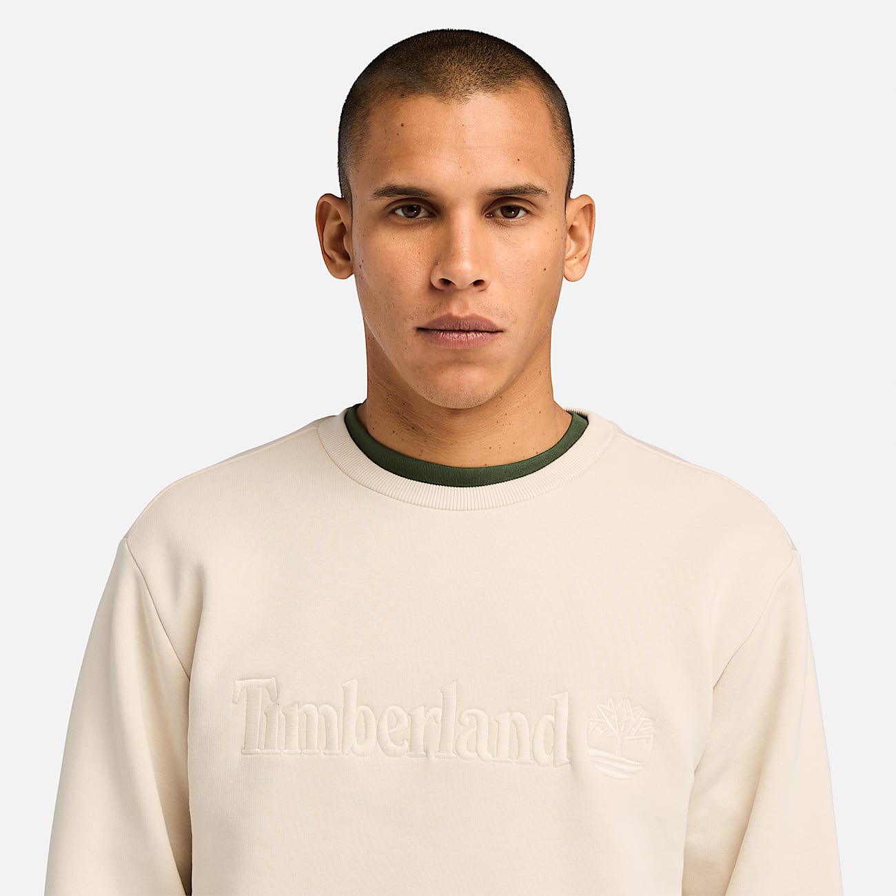 Hampton Crew Neck Sweatshirt for Men in Light Beige - 3