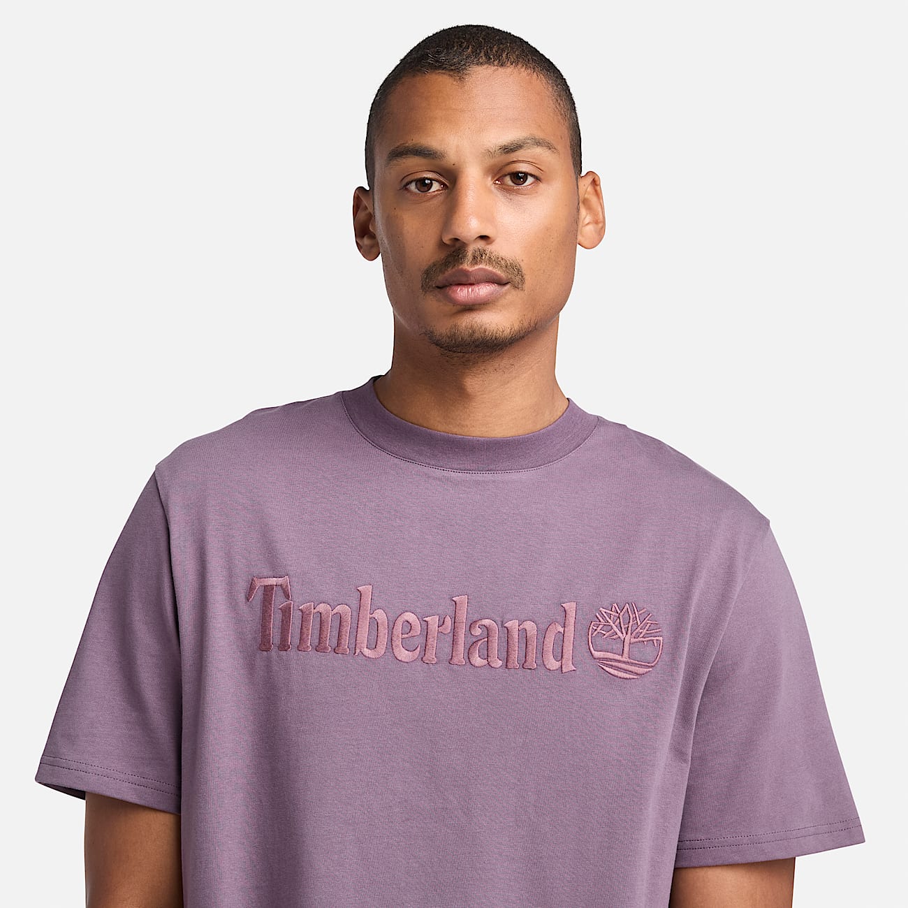 T-shirt Hampton pour homme en violet - 3