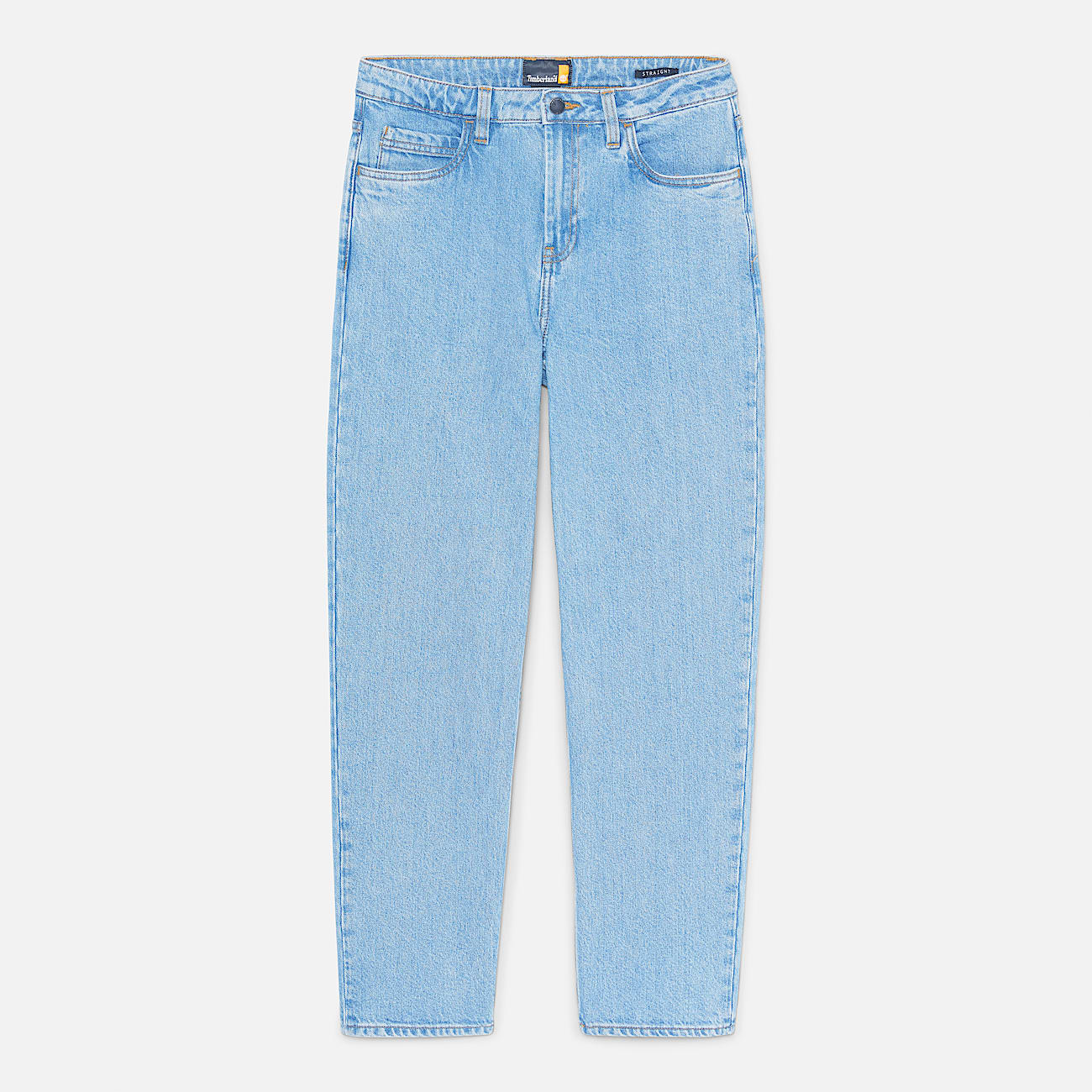 Straight Denim Trousers for Women in Blue - 1