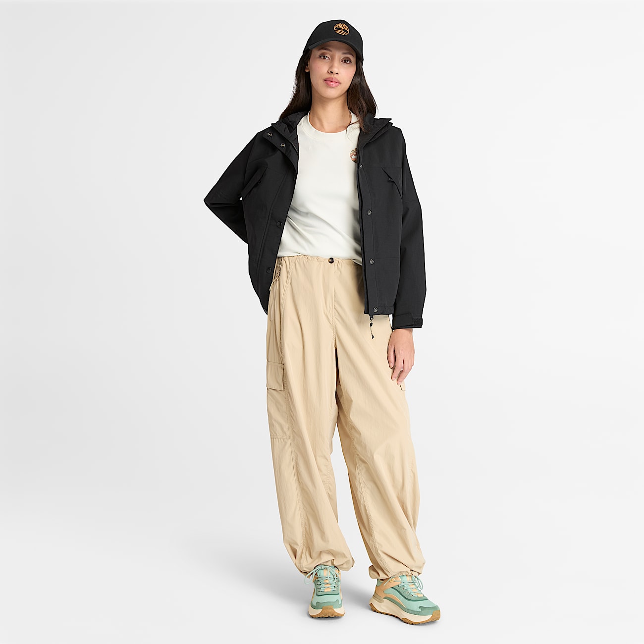 Giacca Guscio Impermeabile Winnick Archive da Donna in colore nero - 2