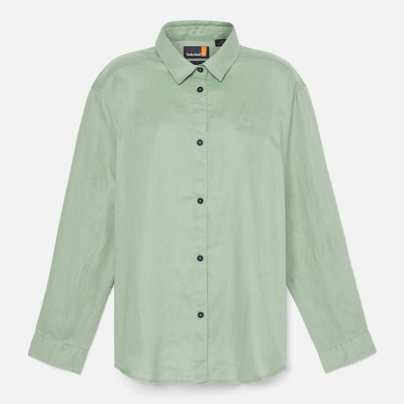 Linen Shirt for Women in Green
