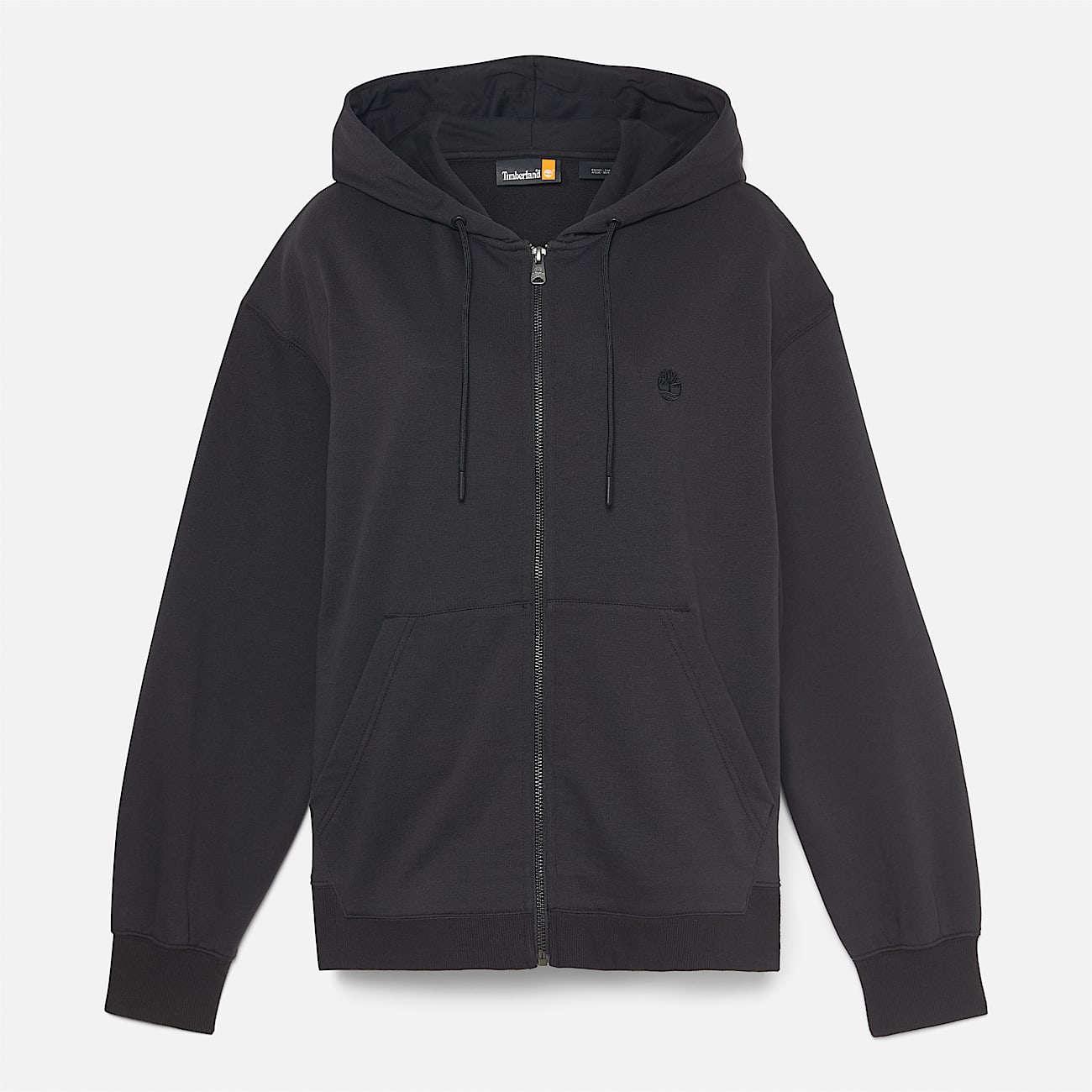 Exeter Loopback-Hoodie mit durchgehendem Reißverschluss für Damen in Schwarz - 5