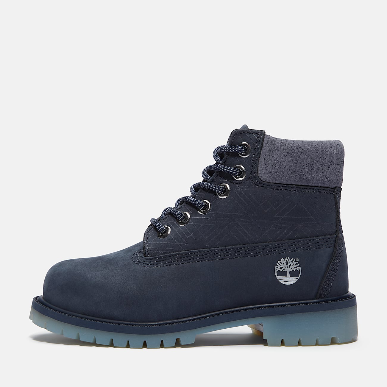 Timberland® Premium 6-Inch Lace-Up Waterproof Boot for Toddler in Dark Blue
