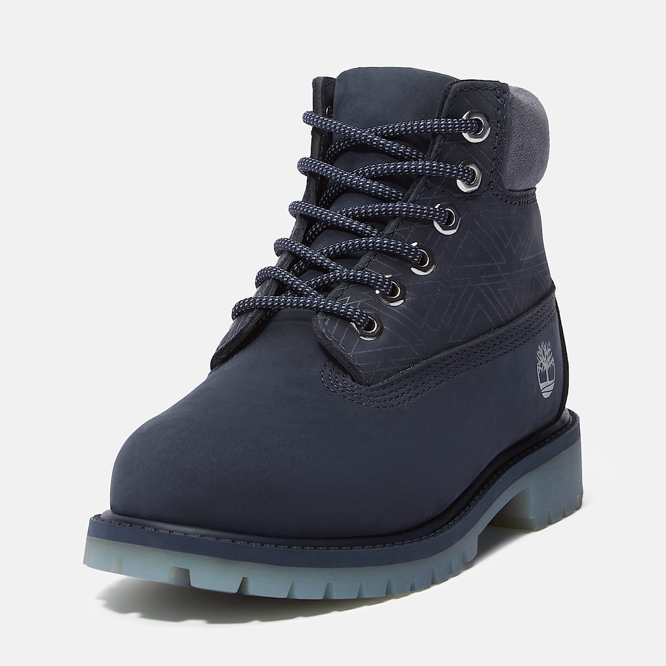 Timberland® Premium 6-Inch Lace-Up Waterproof Boot for Toddler in Dark Blue