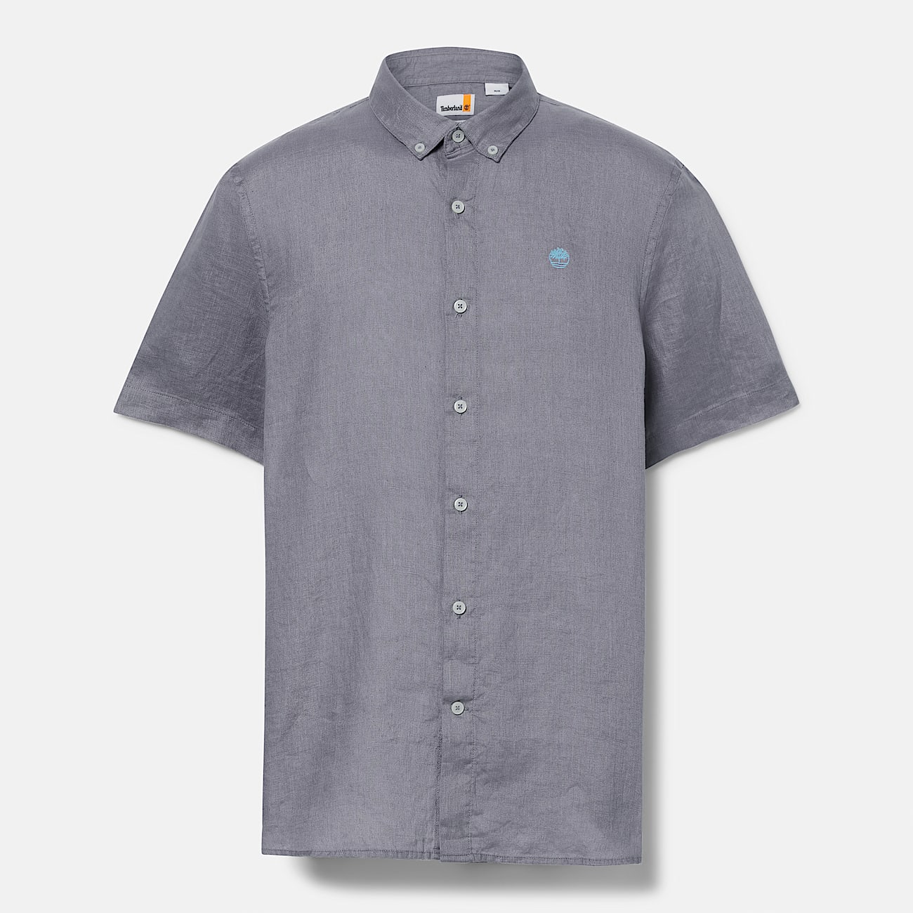 Camisa de Manga Curta em Linho Mill Brook para Homem em cinzento - 6