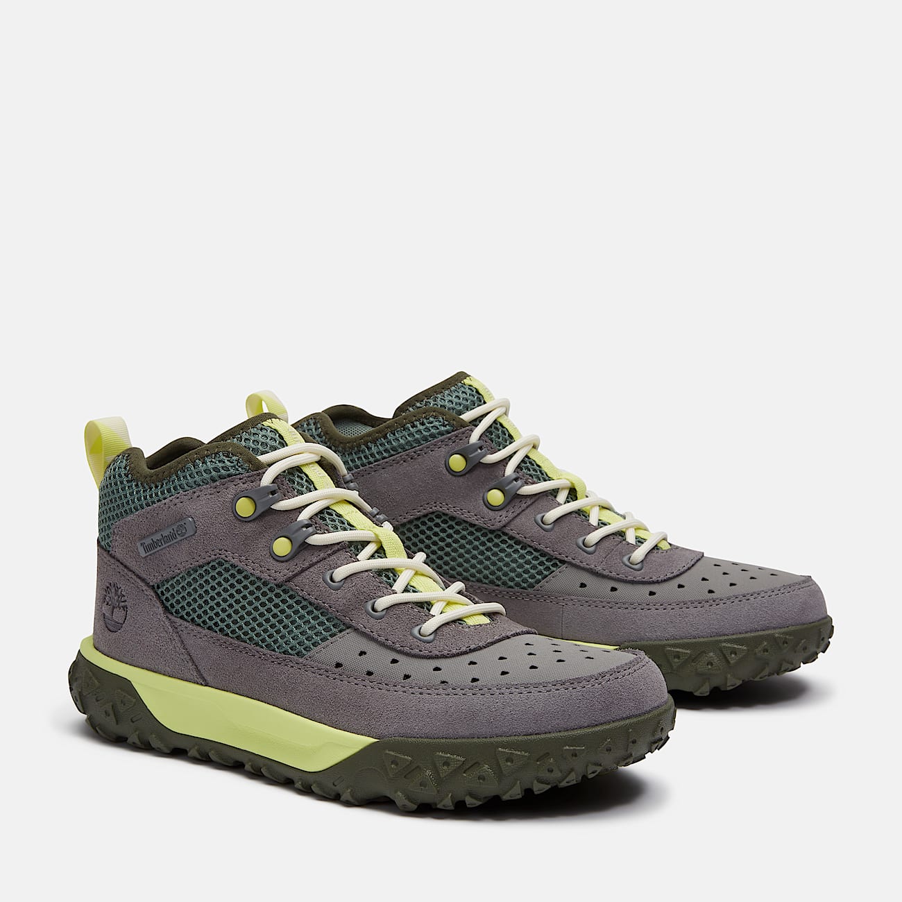 GreenStride™ Motion 6 Lace-Up Low Trainer for Junior in Grey - 4
