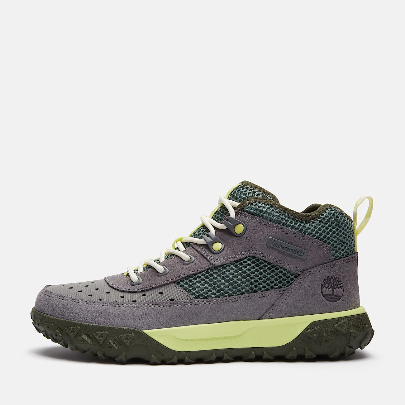 GreenStride™ Motion 6 Lace-Up Low Trainer for Junior in Grey - 8
