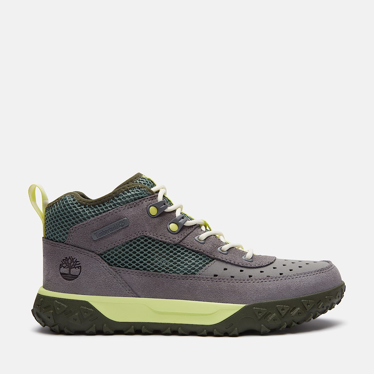GreenStride™ Motion 6 Lace-Up Low Trainer for Junior in Grey - 1