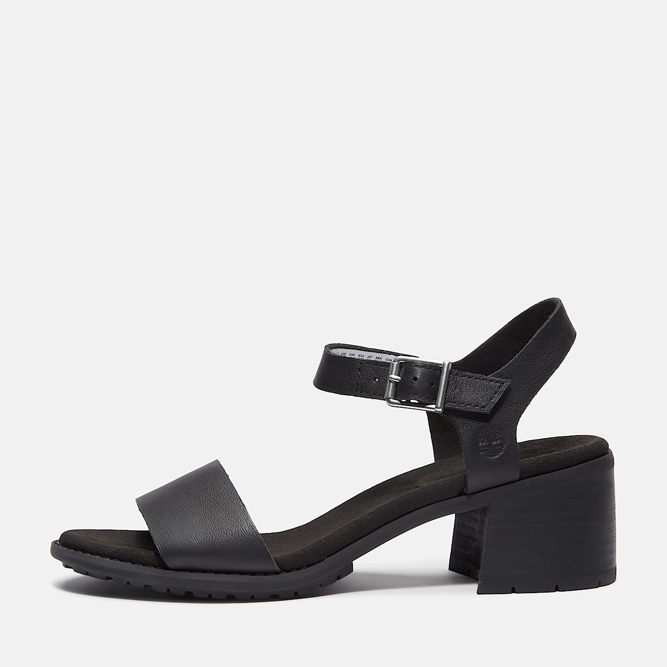 Laguna Shore Backstrap Sandal for Women in Black - 8