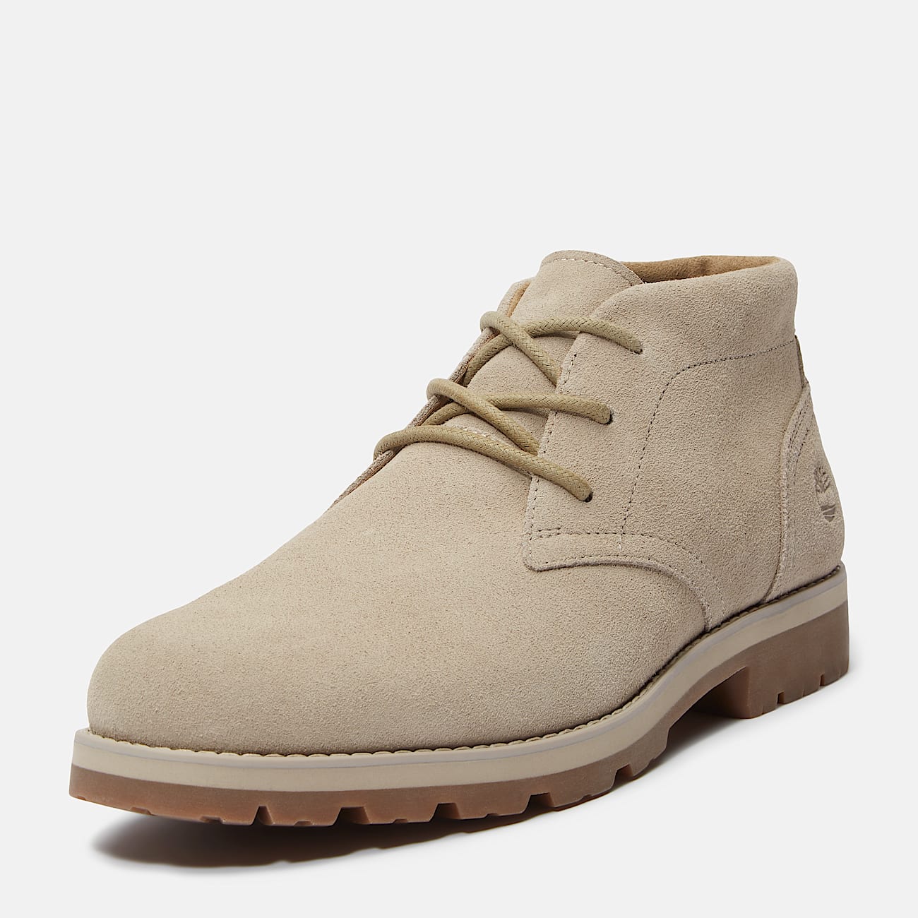 Britton Square Mid Lace Up Boot for Men in Light Brown - 9